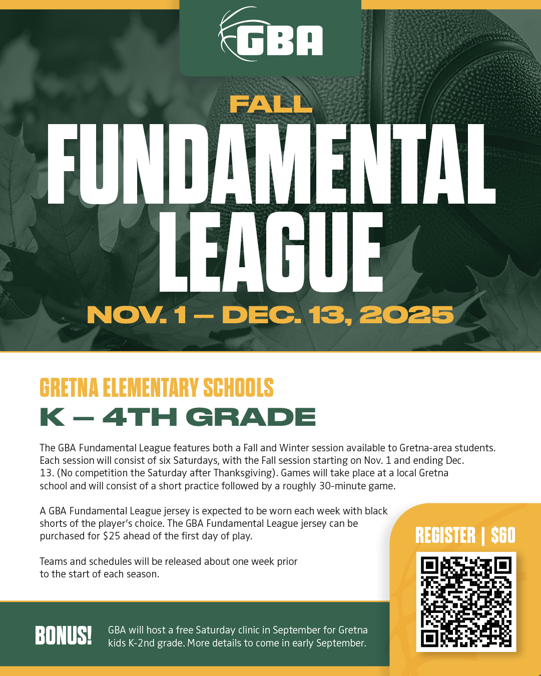gba fall fundamental league
